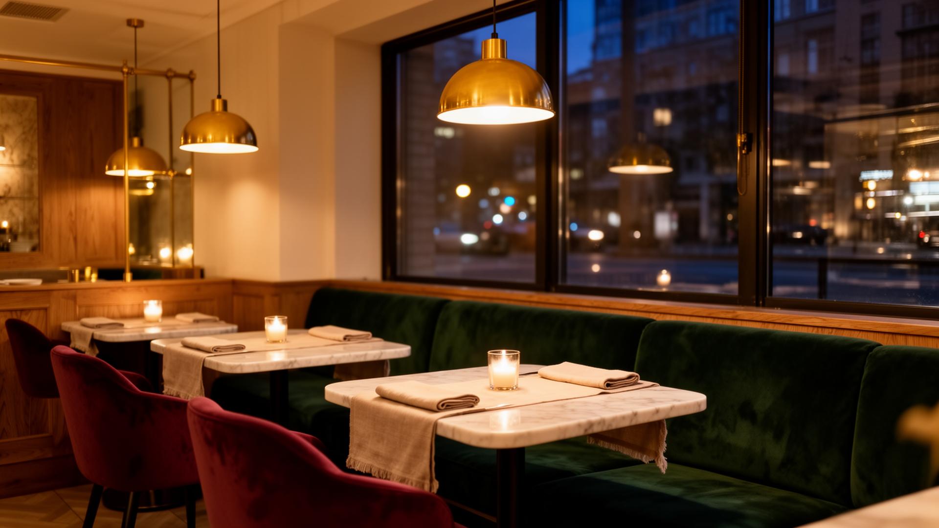 La sala del Bistrot Aurora
